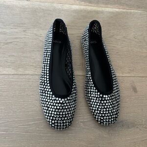 New Sequin Ballet Flat shoes (Mango)